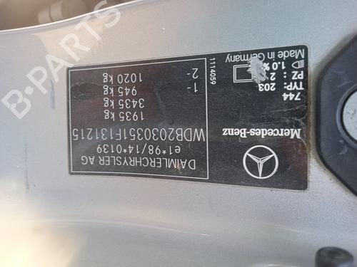 Rear differential MERCEDES-BENZ C-CLASS (W203) C 180 (203.035) | BP31101695M24