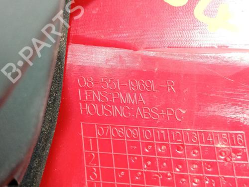 Left taillight RENAULT MEGANE II Saloon (LM0/1_) 1.5 dCi (LM1E) | BP37608106C34 - Image 3