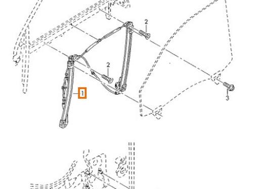 Rudehejsemekanisme ventre foran AUDI A4 B7 Avant (8ED) 2.5 TDI | BP20646137C22 