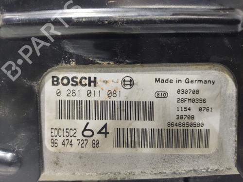 Engine control unit (ECU) PEUGEOT 307 (3A/C) | BP31099527M57 - Image 2