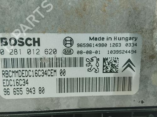 Engine control unit (ECU) PEUGEOT PARTNER MPV (5_, G_) 1.6 HDi 75 | BP38106172M57 - Image 2