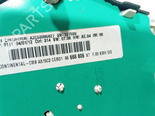 Instrument cluster CITROËN C3 II (SC_) 1.4 HDi 70 (SC8HZC, SC8HR0, SC8HP4) | BP34382903C47  - Image 5