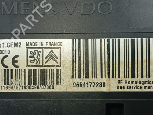 Electronic module PEUGEOT 407 (6D_) 1.6 HDi 110 (6D9HZC, 6D9HYC) | BP39945552M83 - Image 6