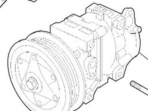 Used AC compressor FIAT PANDA (169_) 1.3 D Multijet (169.AXC1A) (70 hp) 20707865