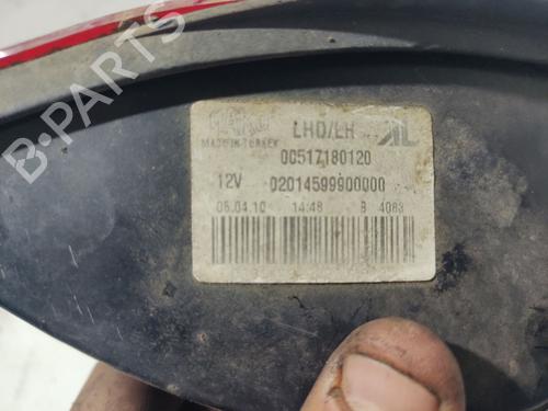 Rear bumper left light FIAT PUNTO EVO (199_) 1.4 16V | BP31105752C81