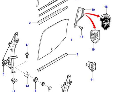 Used Rear left window mechanism FORD MONDEO III (B5Y) 2.0 TDCi (130 hp) 19541626