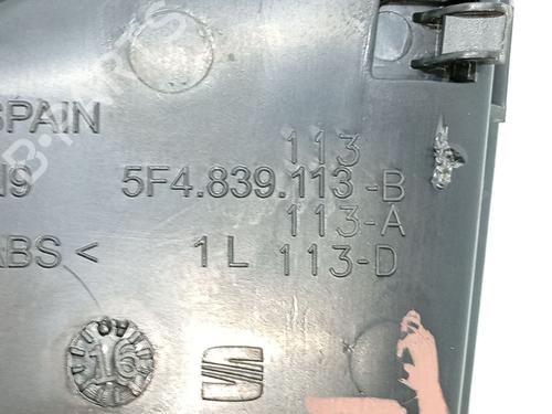 Rear left interior door handle SEAT LEON (5F1) 1.6 TDI | BP36412182I15 - Image 3