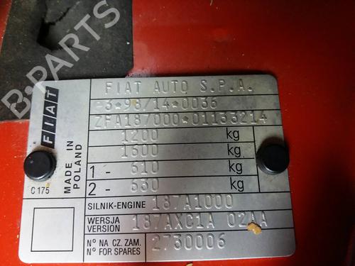 Control unit FIAT SEICENTO / 600 (187_)  | BP31098909M11 