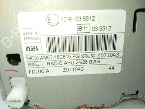 Radio FORD FIESTA VI (CB1, CCN) 1.0 EcoBoost | BP31107626E6 