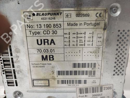 Radio OPEL VECTRA C GTS (Z02) 1.9 CDTI (F68) | BP25482746E6 