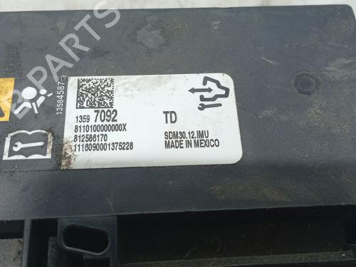 ECU airbags OPEL CORSA E (X15) 1.4 (08, 68) | BP37758121M53 - Image 2
