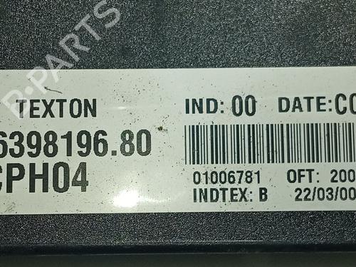 Electronic module PEUGEOT 306 Hatchback (7A, 7C, N3, N5)  | BP31109822M83 