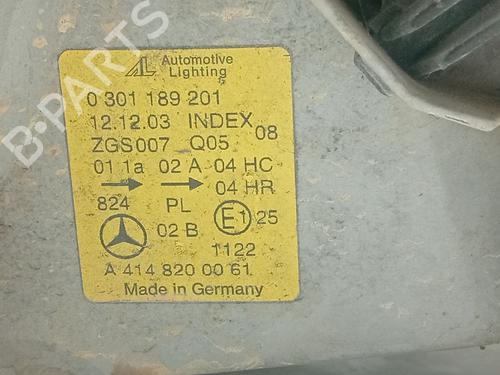 Left headlight MERCEDES-BENZ VANEO (414) 1.7 CDI (414.700) | BP33760200C28  - Image 5