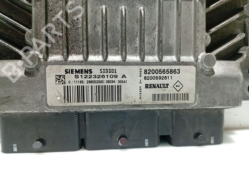 Engine control unit (ECU) RENAULT CLIO III (BR0/1, CR0/1) 1.5 dCi (BR0H, CR0H, CR1S, BR1S) | BP31105847M57 - Image 2