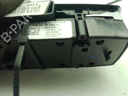 Left front window switch MERCEDES-BENZ C-CLASS (W204) C 220 CDI (204.008) | BP29555020I27 - Image 3