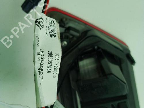 Left tailgate light RENAULT CLIO IV (BH_) 0.9 TCe 90 (BHNF, BHMA, BHMH, BHJK, BHJR) | BP29151423C79 
