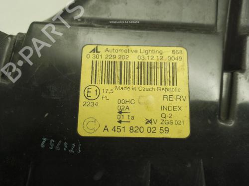 Right headlight SMART FORTWO Coupe (451) electric drive (451.391, 451.390) | BP39119692C29 - Image 5