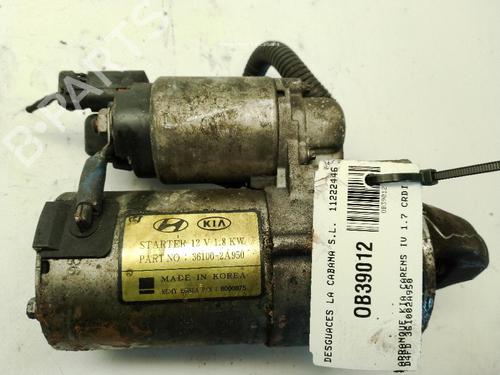 Used Starter KIA CARENS IV 1.7 CRDi (116 hp) 25349284