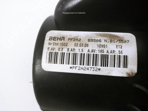 Heater blower motor PEUGEOT 307 Break (3E) 1.6 HDi 110 | BP18367440M62 