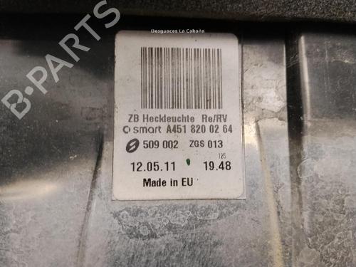 Right taillight SMART FORTWO Coupe (451) 1.0 (451.331, 451.380) | BP39609825C35 - Image 5