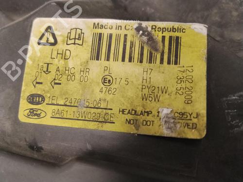 Right headlight FORD FIESTA VI (CB1, CCN) 1.6 TDCi | BP38949975C29  - Image 5