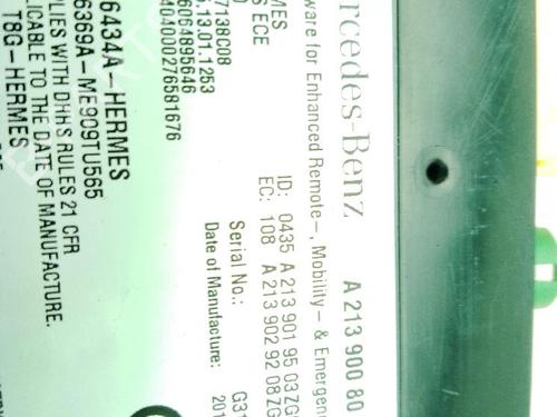 Elektronisk modul MERCEDES-BENZ GLA-CLASS (X156) GLA 200 CDI / d (156.908) | BP24001543M83 