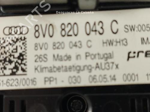 Climate control AUDI A3 (8V1, 8VK) 1.6 TDI | BP24041539I5 