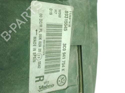 Right headlight VW PASSAT B6 (3C2) 2.0 TDI 16V | BP31848447C29 