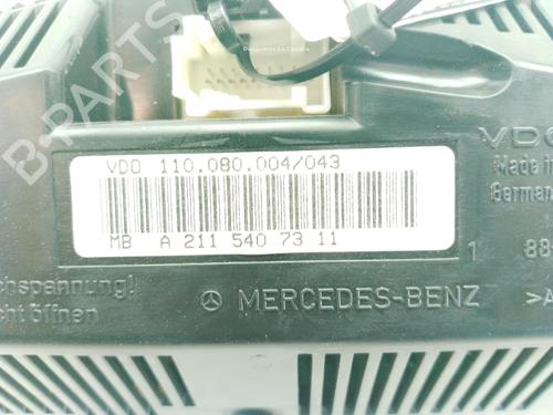 Instrument cluster MERCEDES-BENZ E-CLASS (W211) E 320 CDI (211.026) | BP24996341C47 