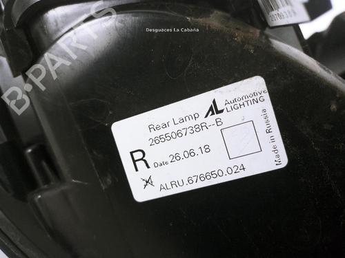 Right taillight RENAULT CAPTUR I (J5_, H5_) 1.2 TCe 120 | BP31989258C35