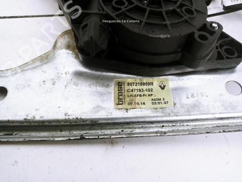 Front left window mechanism RENAULT MEGANE IV Hatchback (B9A/M/N_) 1.2 TCe 130 (B9MR) | BP31989956C22