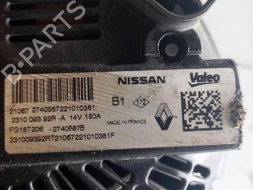 Generator DACIA DOKKER Express Box Body/MPV 1.5 dCi (FEAJ) | BP18372415M7 