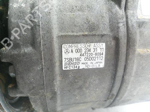 Used AC compressor MERCEDES-BENZ VITO Bus (W638) 112 CDI 2.2 (638.194) (122 hp) 18358671