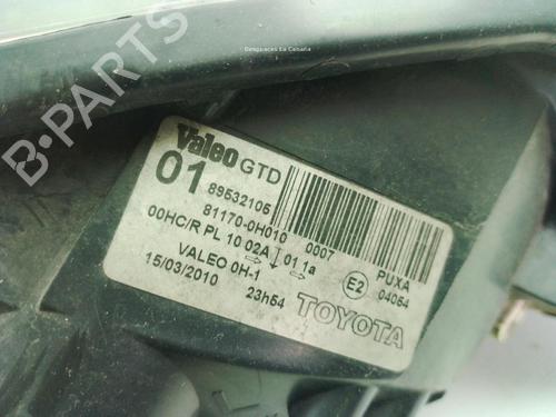 Left headlight TOYOTA AYGO (_B1_) 1.0 (KGB10_, KGB10R) | BP31243208C28 