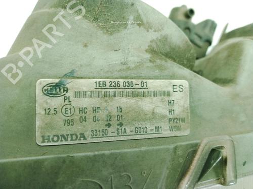 Left headlight HONDA ACCORD VI (CK, CG, CH, CF, CL) 1.8 i (CG8) | BP30170889C28 