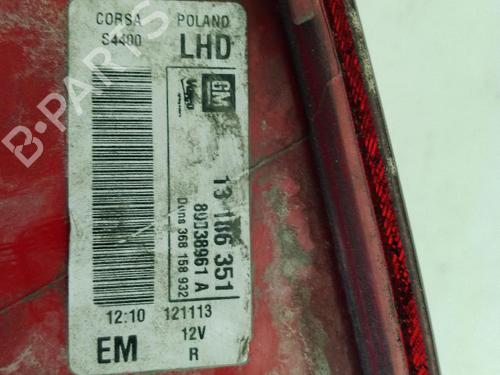 Right taillight OPEL CORSA D Hatchback Van (S07) 1.3 CDTI (L08) | BP34181368C35 - Image 5