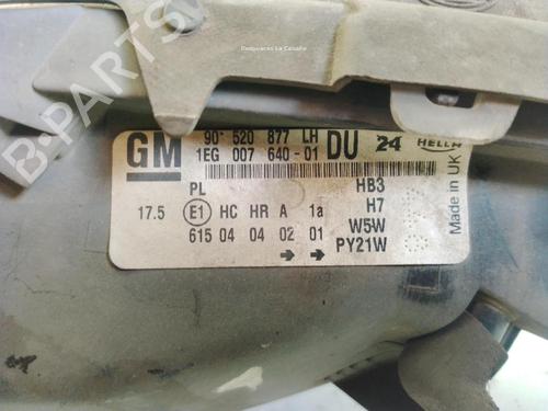 Scheinwerfer links OPEL ASTRA G Hatchback (T98) 1.6 (F08, F48) | BP29697697C28