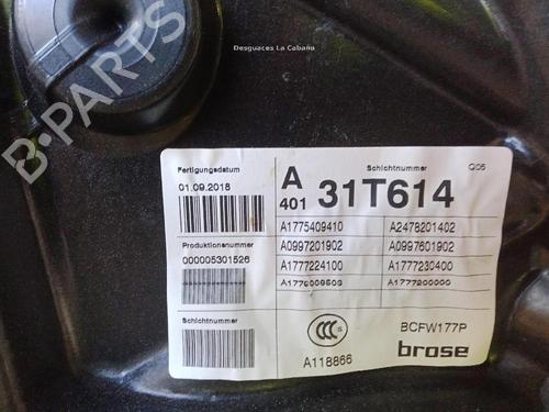 Front left window mechanism MERCEDES-BENZ A-CLASS (W177) A 180 d (177.003) | BP24002870C22 