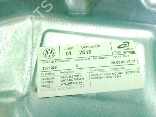 Front left window mechanism VW POLO (9N_, 9A_) 1.2 12V | BP27450863C22 