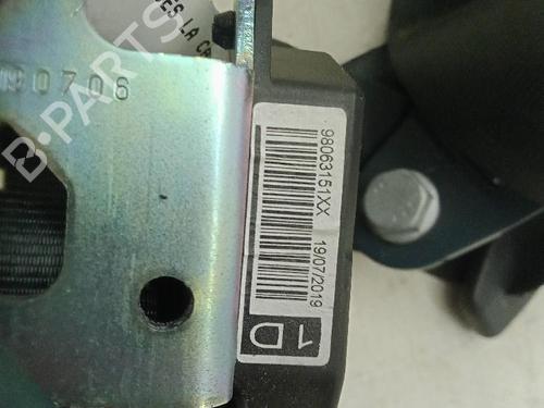 Front right seatbelt PEUGEOT 2008 I (CU_) 1.5 BlueHDI 100 | BP36184203I25 - Image 2