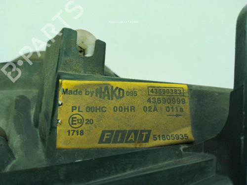 Left headlight FIAT DOBLO Box Body/MPV (223_) 1.3 JTD 16V Multijet | BP32182638C28  - Image 5