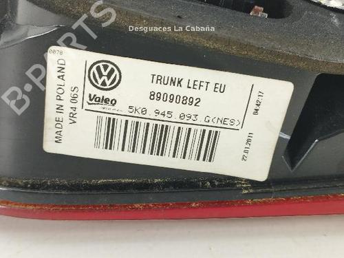 Left tailgate light VW GOLF VI (5K1) 1.6 TDI | BP24040788C79 