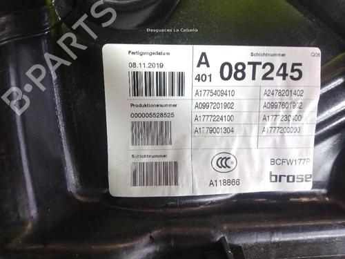Front left window mechanism MERCEDES-BENZ A-CLASS (W177) A 220 d (177.014) | BP18360500C22 