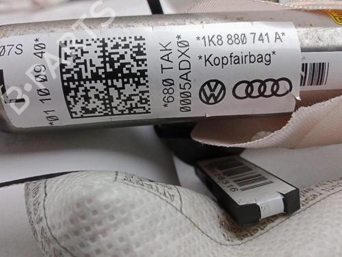 Left curtain airbag VW SCIROCCO III (137, 138) 2.0 TDI | BP18364252C11 