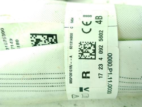 Right curtain airbag RENAULT MEGANE IV Hatchback (B9A/M/N_) 1.2 TCe 130 (B9MR) | BP29021660C12 