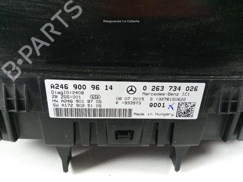 Instrument cluster MERCEDES-BENZ B-CLASS Sports Tourer (W246, W242) B 180 CDI / d (246.212) | BP18358683C47 