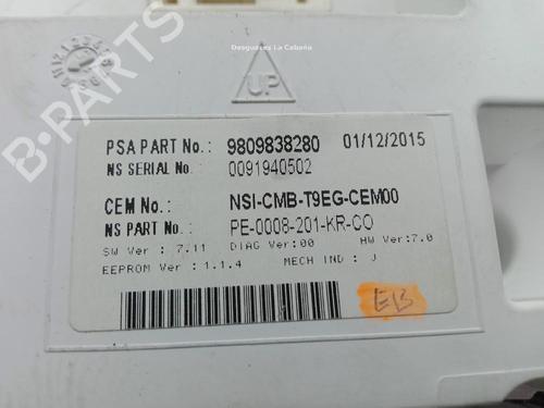 Instrument cluster PEUGEOT 308 II (LB_, LP_, LW_, LH_, L3_) 1.2 THP 110 | BP19777018C47 