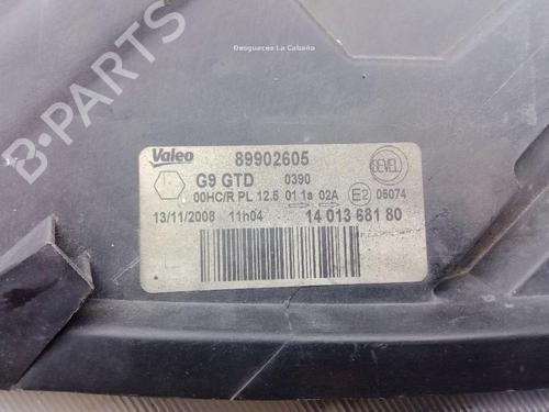 Left headlight PEUGEOT EXPERT Tepee (VF3X_) 1.6 HDi 90 16V | BP18416572C28 