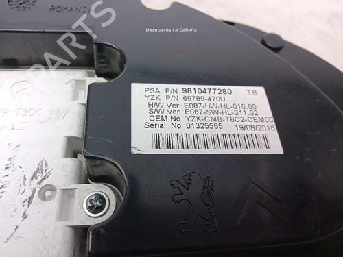Instrument cluster PEUGEOT 5008 (0U_, 0E_) 1.6 THP 165 | BP29383152C47 