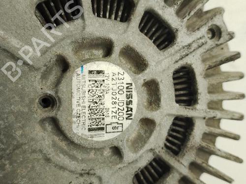 Alternator NISSAN QASHQAI / QASHQAI +2 I (J10, NJ10, JJ10E) 2.0 All-wheel Drive | BP24050050M7 